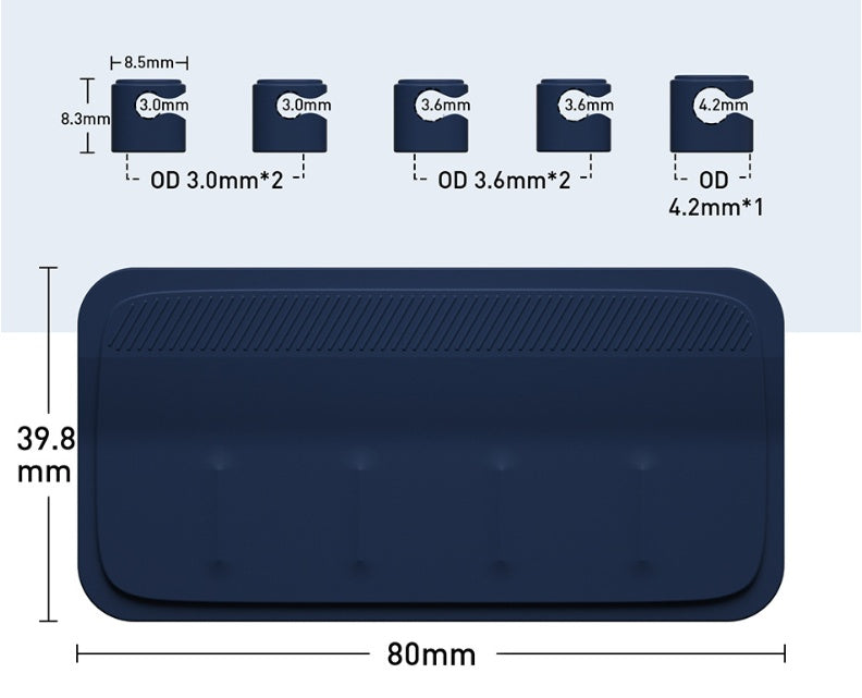 Kabel Organizer mit integrierten Magnetverschlüssen