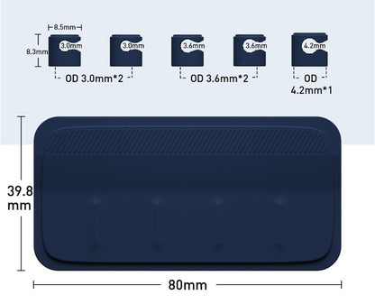 Kabel Organizer mit integrierten Magnetverschlüssen